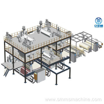 SMS Spunbond Nonwoven Fabric Making Machine For Mask